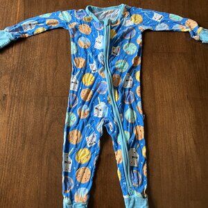 Little Sleepies Cookie Long Sleeve Zippies 6-12 Mo